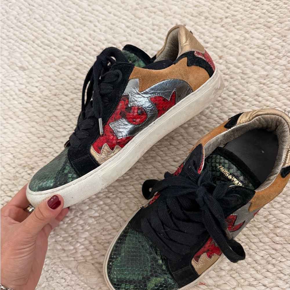 Stylish Zadig & Voltaire Sneakers with Colorful Design